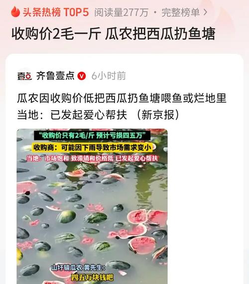 澳彩资料大全部网站010:把西瓜扔鱼塘喂鱼